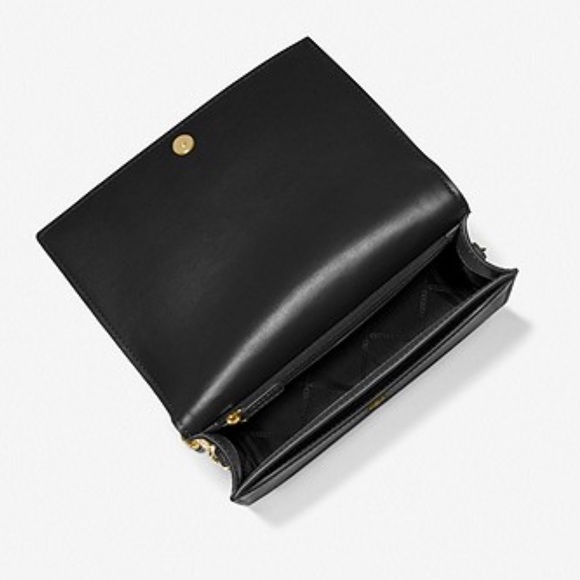 Classy NEW Michael Kors Jet Set Large Black Crossbody Bag  🌺Offers welcome! - Picture 7 of 8